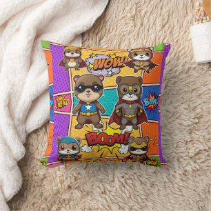 Superheroes Kawaii Gopher Prints Cushion