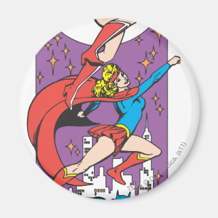 Superheroines In Action Magnet