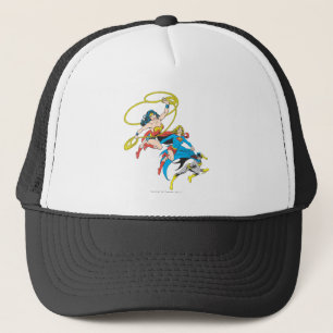 Superheroines Leap Trucker Hat