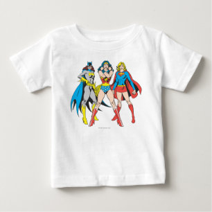 Superheroines Pose Baby T-Shirt