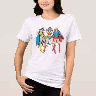 Superheroines Pose Tri-Blend Shirt