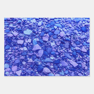 Superior Blue Stone Beach Photo   Wrapping Paper Sheet