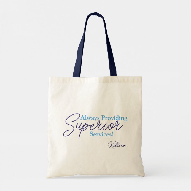 Superior Counseling Services Canvas Tote Bag (Back)