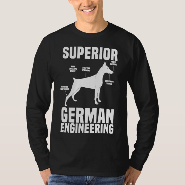Superior German Engineering Dobermans  196 T-Shirt (Front)