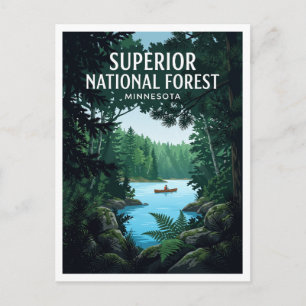 Superior National Forest Tofte Minnesota Postcard