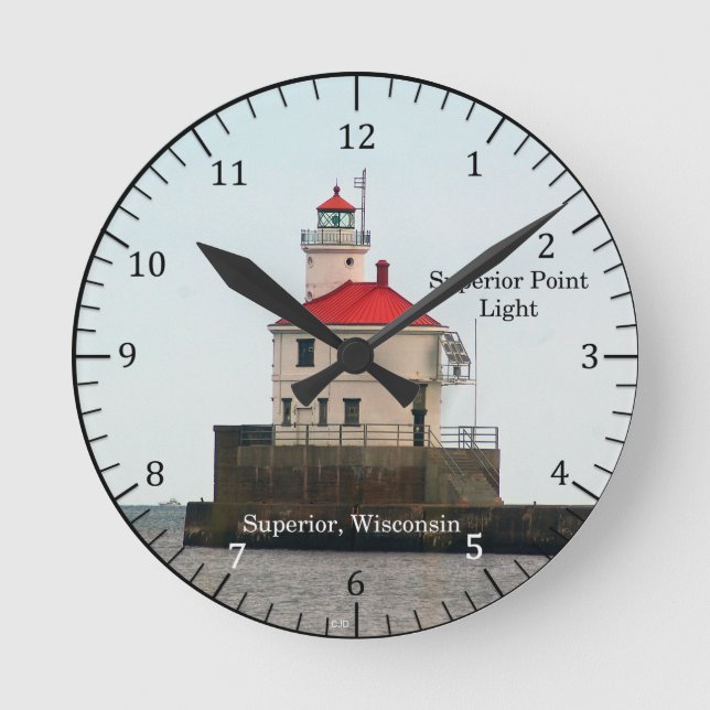 Superior Point Lighthouse clock (Front)