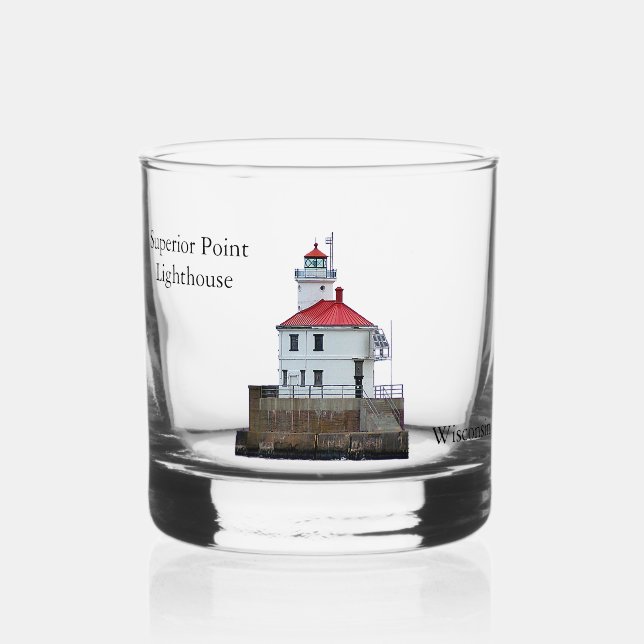 Superior Point Lighthouse glass (Front)
