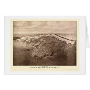 Superior, WI Panoramic Map - 1913