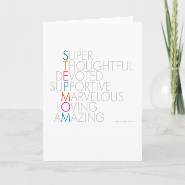 Superlative Stepmom Card (Front)