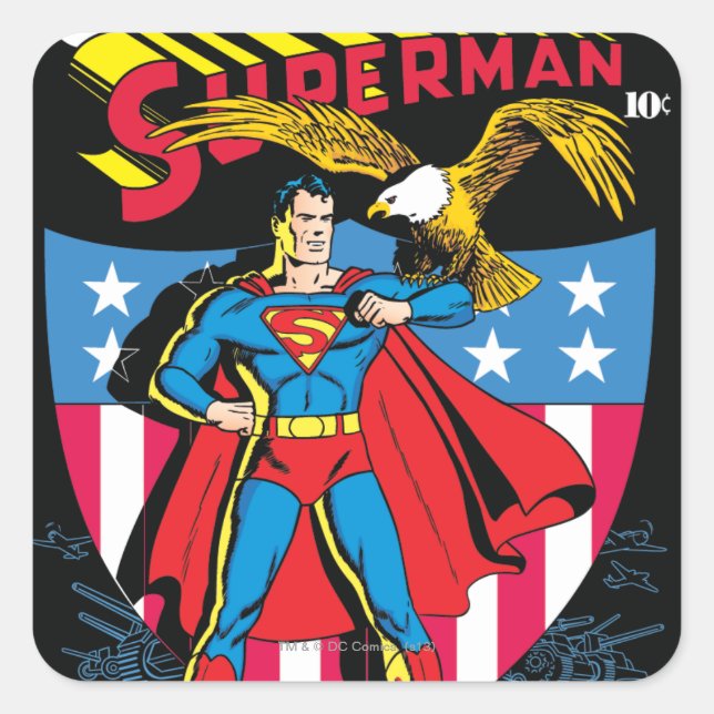 Superman #14 square sticker (Front)