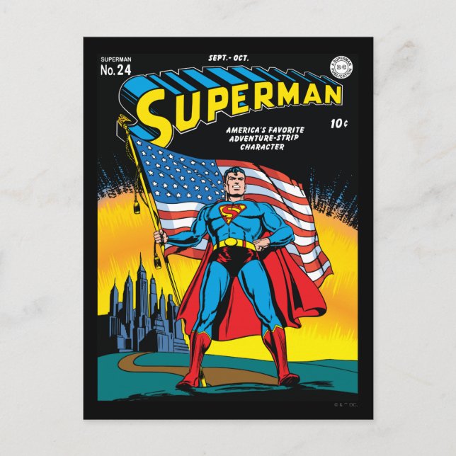 Superman #24 postcard (Front)