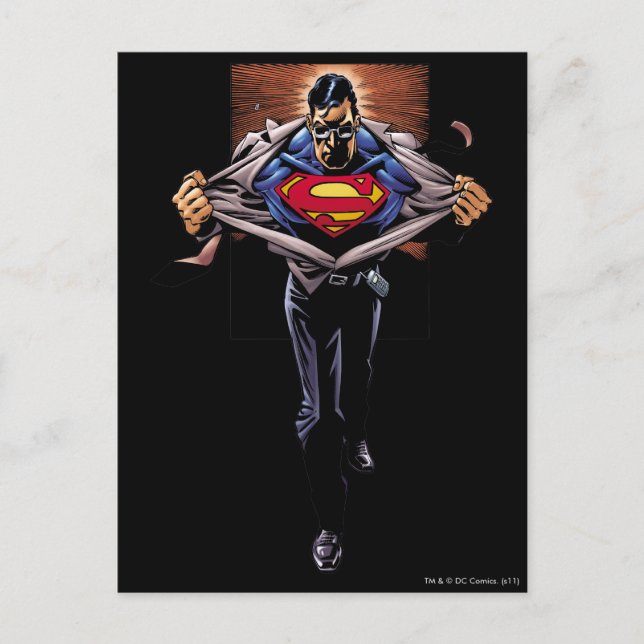 Superman 30 postcard (Front)