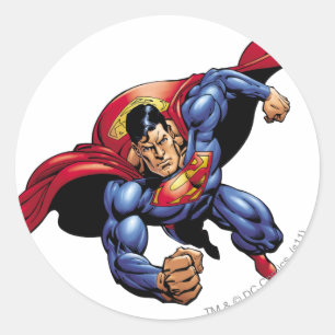 Superman 31 classic round sticker