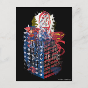 Superman 75 postcard