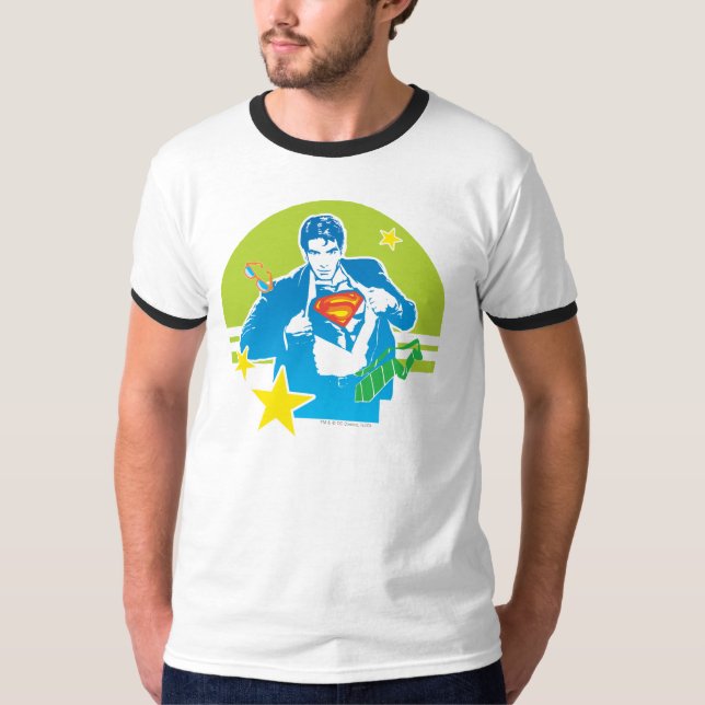 Superman 80's Style T-Shirt (Front)
