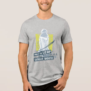 Superman Able to Leap Tall Buildings Tri-Blend Shirt