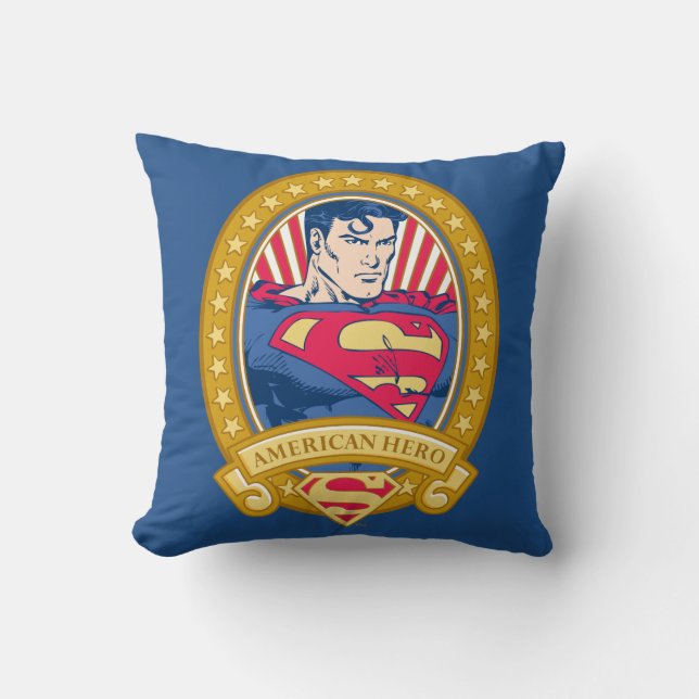 Superman American Hero Cushion (Front)
