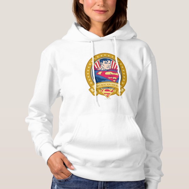 Superman American Hero Hoodie (Front)
