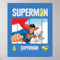 Superman and Krypto Take Flight
