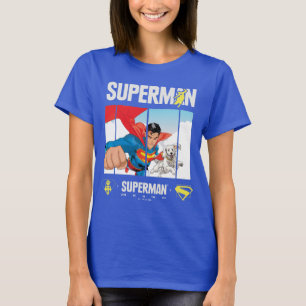 Superman and Krypto Take Flight T-Shirt