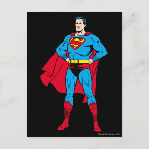 Superman Arms Folded Postcard