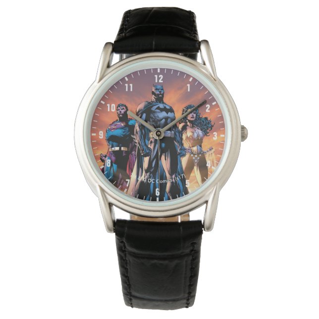 Superman, Batman, & Wonder Woman Trinity Watch (Front)