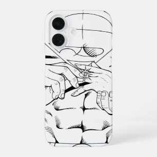 Superman Black and White 3 iPhone 16 Case