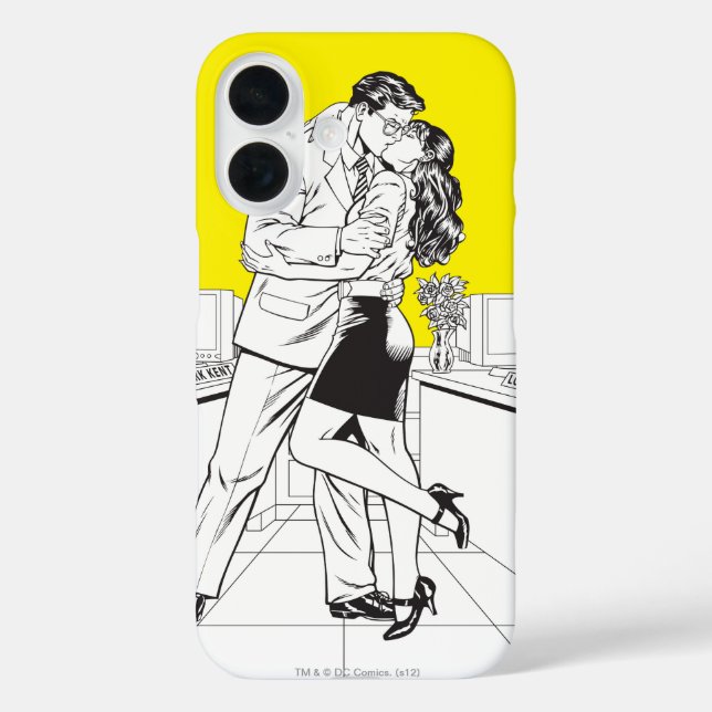 Superman Black and White 5 Case-Mate iPhone Case (Back)