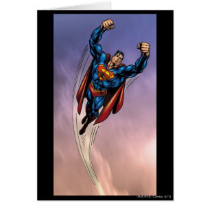 Superman both arms raised