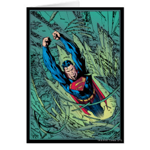 Superman breaks through