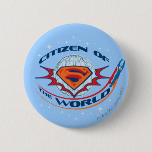 Superman Citizen of the World 6 Cm Round Badge