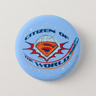 Superman Citizen of the World 6 Cm Round Badge