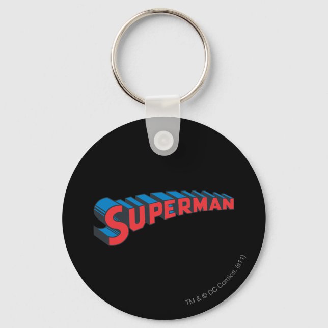 Superman | Classic Logo Key Ring (Front)