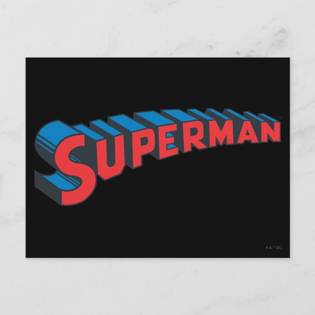 Superman | Classic Logo Postcard (Front)