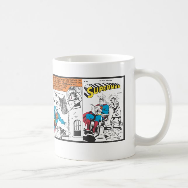 Superman Comic Panels Coffee Mug (Right)