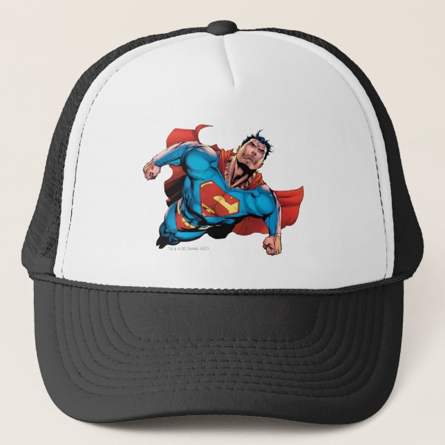 Superman Comic Style Trucker Hat (Front)