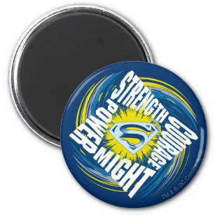 Superman Courage Strength Might Power Magnet