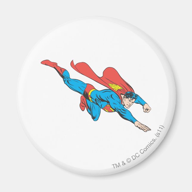 Superman Dives Right Magnet (Front)
