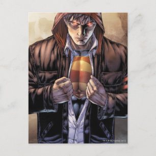 Superman Earth Cover - Colour Postcard