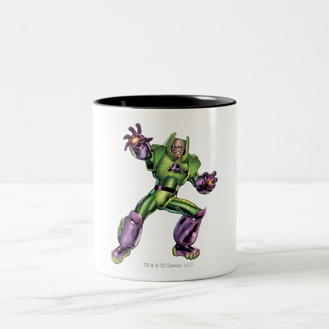 Superman Enemy 1 Two-Tone Coffee Mug (Center)