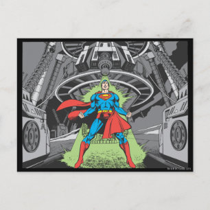 Superman Exposed to Kryptonite Postcard