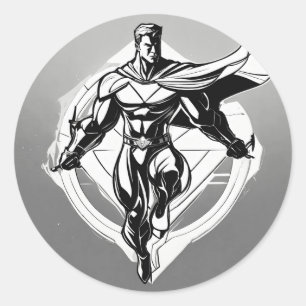 Superman flying Custom cut Sticker