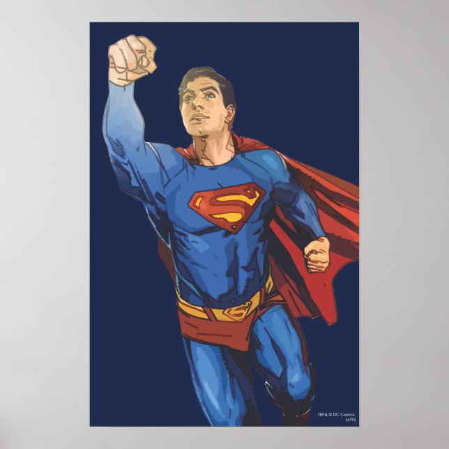 Superman Flying Left Poster (Front)
