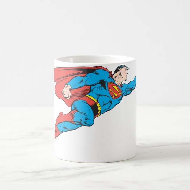 Superman Flying Right Coffee Mug (Center)