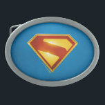 Superman Golden S Shield Brilliance Belt Buckle<br><div class="desc">Shine bright with the legendary symbol of hope! This stunning design features the iconic Superman “S” shield rendered in radiant gold and deep crimson, glowing with heroic intensity against a bold blue background. The sleek metallic finish and rich colour gradients give this emblem a powerful, modern edge—perfect for fans who...</div>