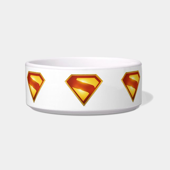 Superman Golden S Shield Brilliance Bowl (Front)