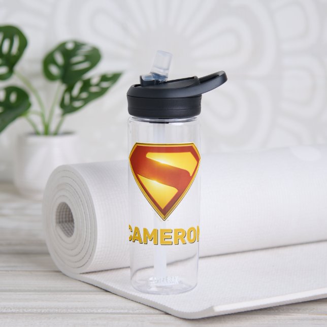Superman Golden S Shield Brilliance Water Bottle (Yoga)