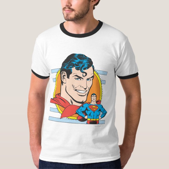 Superman Head Shot T-Shirt (Front)