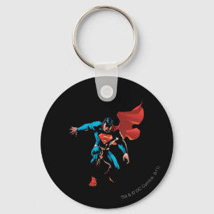 Superman in Shadow Key Ring