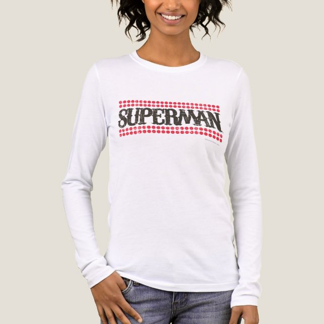 Superman | Its Showtime Letters Logo Tri-Blend Shirt (Front)